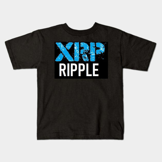 Ripple XRP Kids T-Shirt by DigitalNomadInvestor